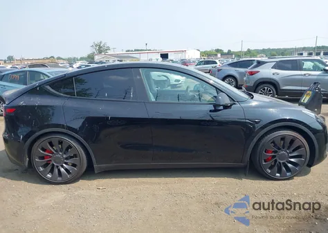 2023 Tesla Model Y Performance Dual Motor All-Wheel Drive from USA, damaged, VIN 7SAYGDEF0PF925203